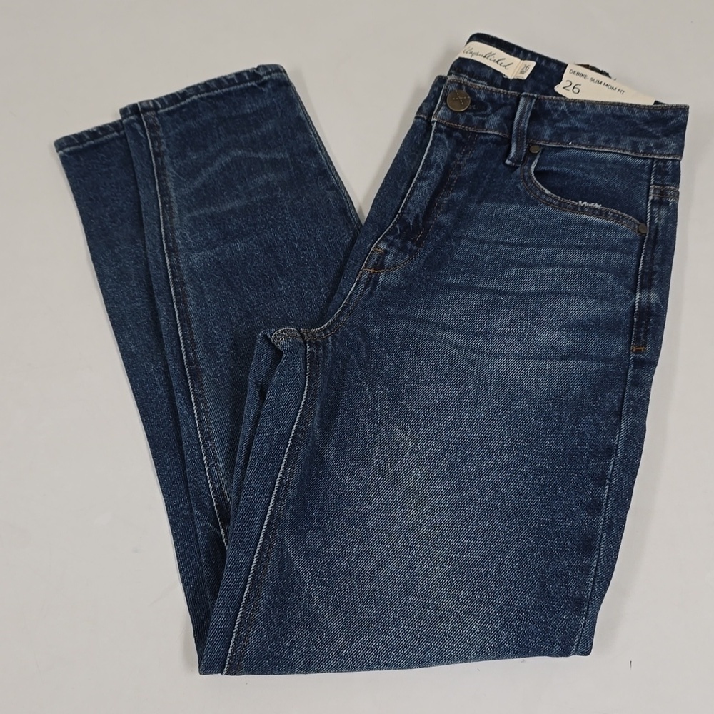 UNPUBLISHED DEBBIE SLIM MOM FIT CROPPED TAPERED LEG